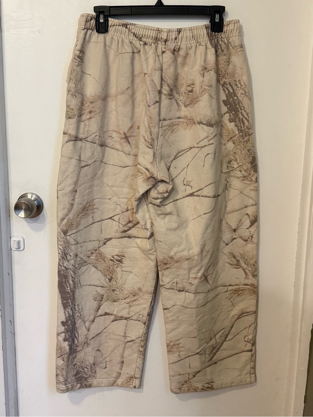 Dairy Boy Neutral Beige Nature Print Lounge Camo Pants
